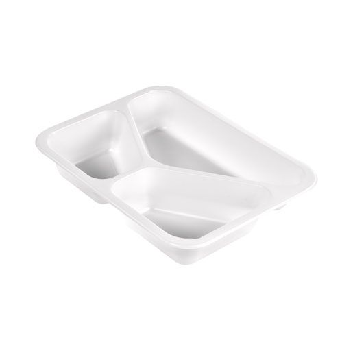 Siegelschale Caterline Plus 227 x 178 x 50 mm Transparent 3-Teilung