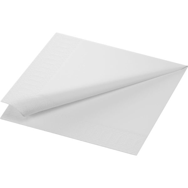 Tissue-Serviette 40 x 40 cm Weiß 3-lagig
