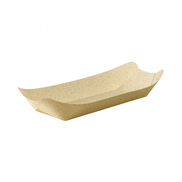Graspapier Snackschale L 285mm x 135mm 500 Stück